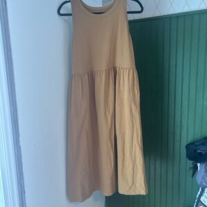 a new day Sleeveless Brown Kids Dress